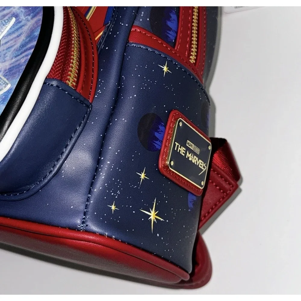 Loungefly Marvel The Marvels Group Mini Backpack Captain Marvel Photon Ms.